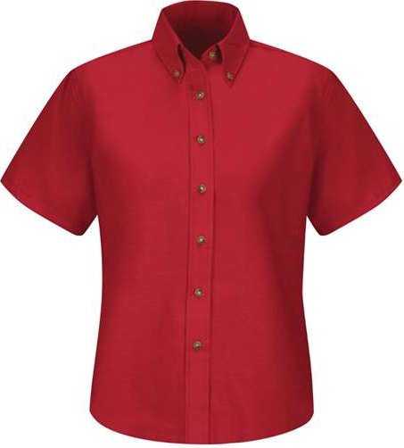 Red Kap SP81 Women's Poplin Dress Shirt - Red - HIT a Double - 1