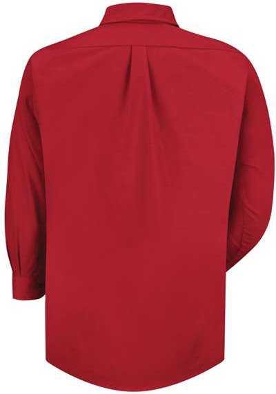 Red Kap SP90 Poplin Long Sleeve Dress Shirt - Red - Sleeve 36/37 - HIT a Double - 1