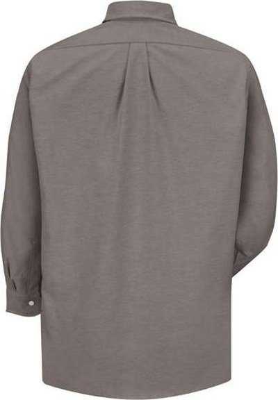 Red Kap SR70 Executive Oxford Long Sleeve Dress Shirt - GY-Gray 34 - HIT a Double - 1