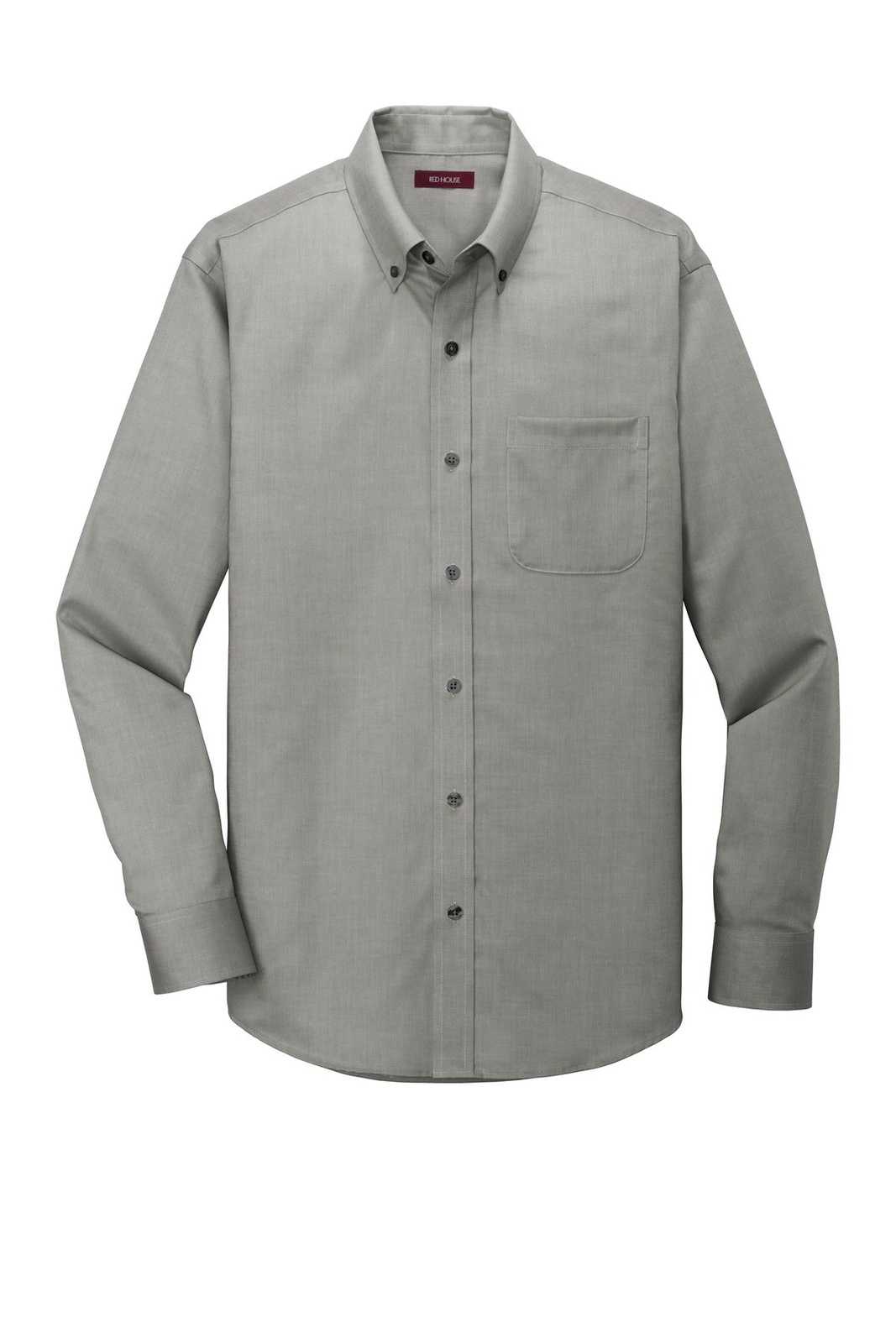 Red House RH240 Pinpoint Oxford Non-Iron Shirt - Charcoal - HIT a Double - 5