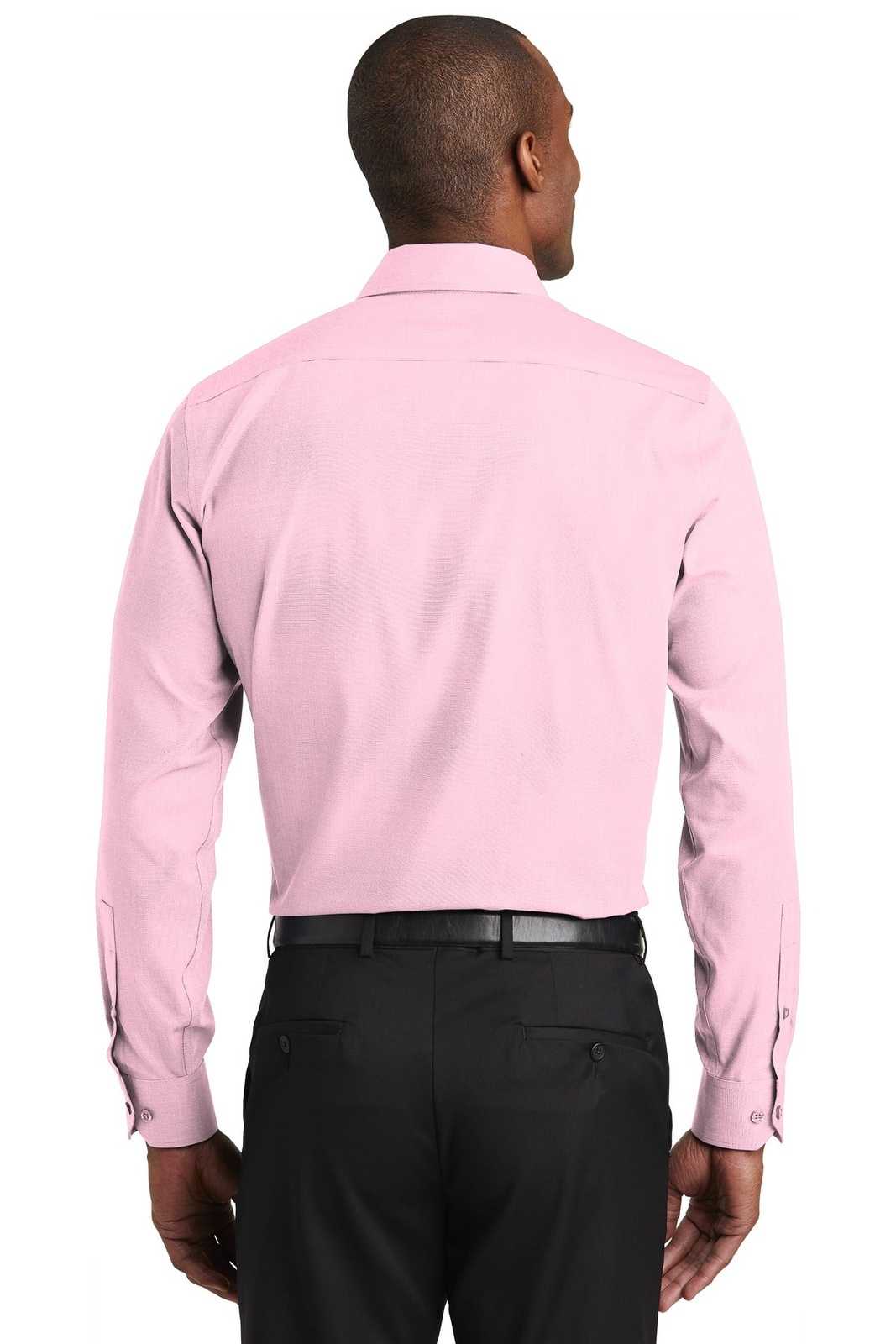 Red House RH390 Slim Fit Nailhead Non-Iron Shirt - Pink - HIT a Double - 1