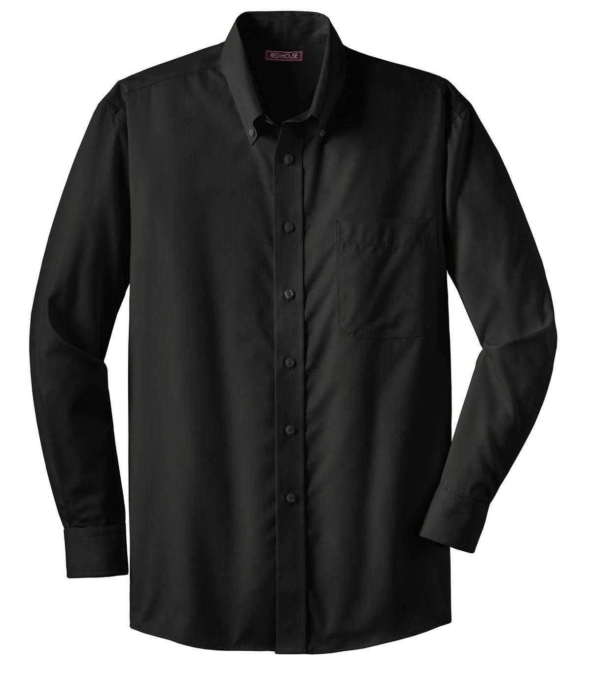 Red House RH60 Dobby Non-Iron Button-Down Shirt - Black - HIT a Double - 5