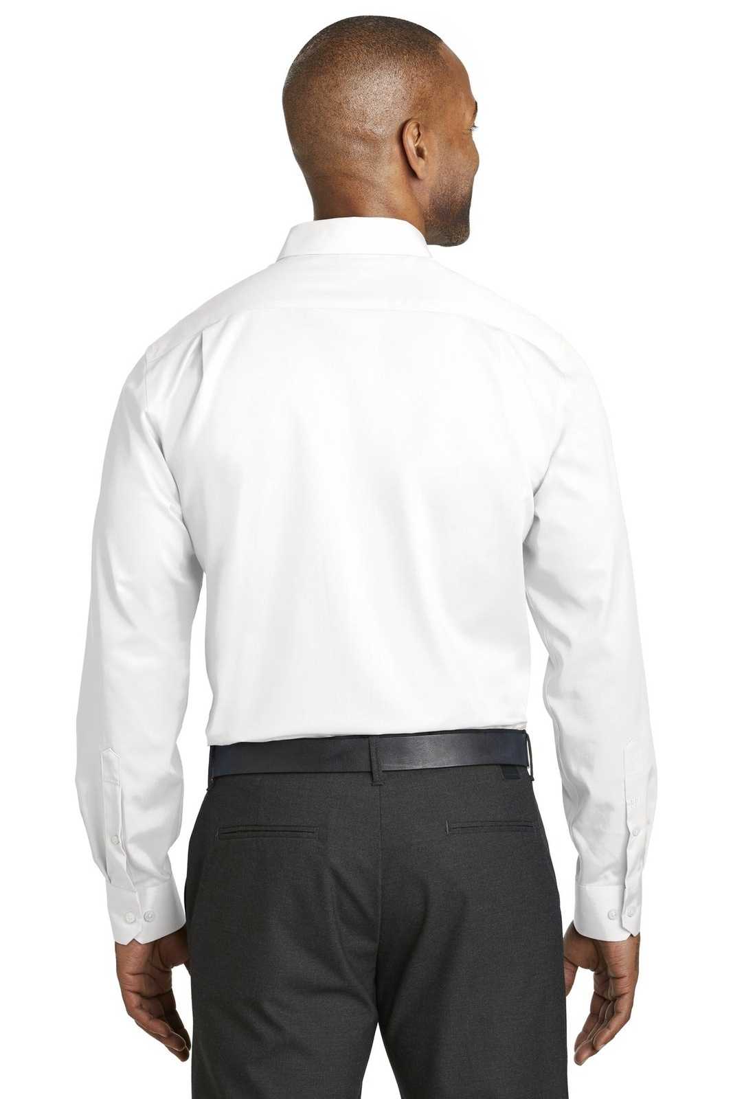 Red House RH80 Slim Fit Non-Iron Twill Shirt - White - HIT a Double - 1