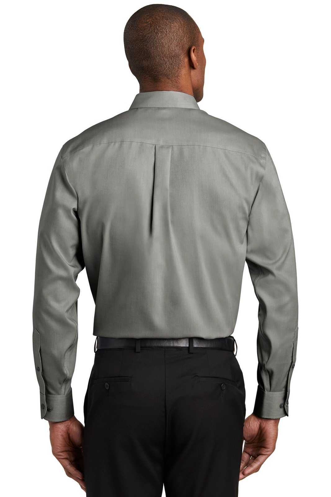 Red House TLRH240 Tall Pinpoint Oxford Non-Iron Shirt - Charcoal - HIT a Double - 1