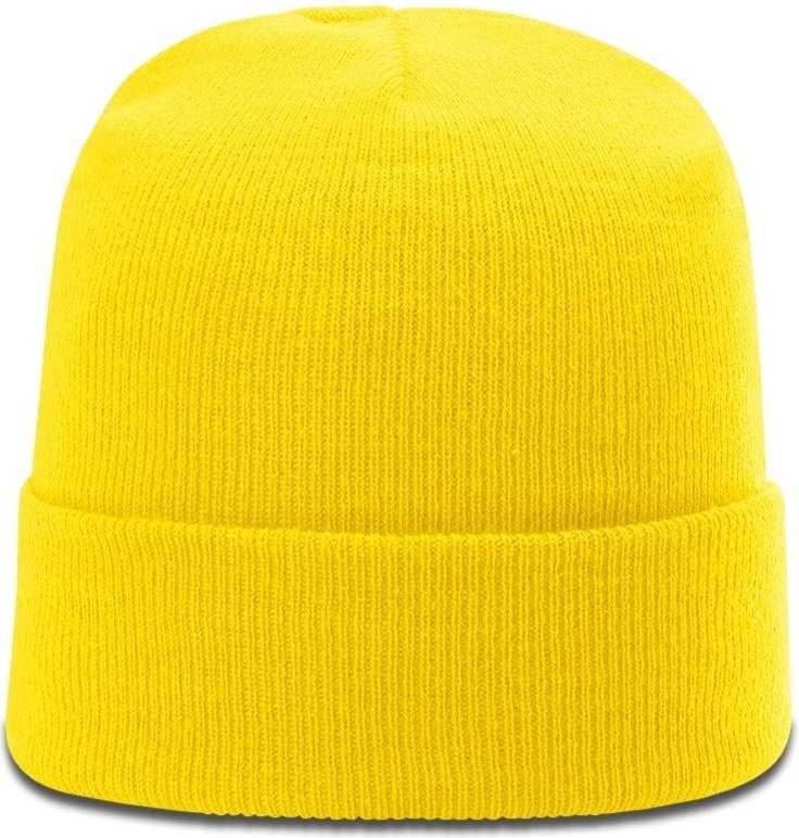 Richardson R18 Solid Beanies w/Cuff - Neon Yl - HIT a Double