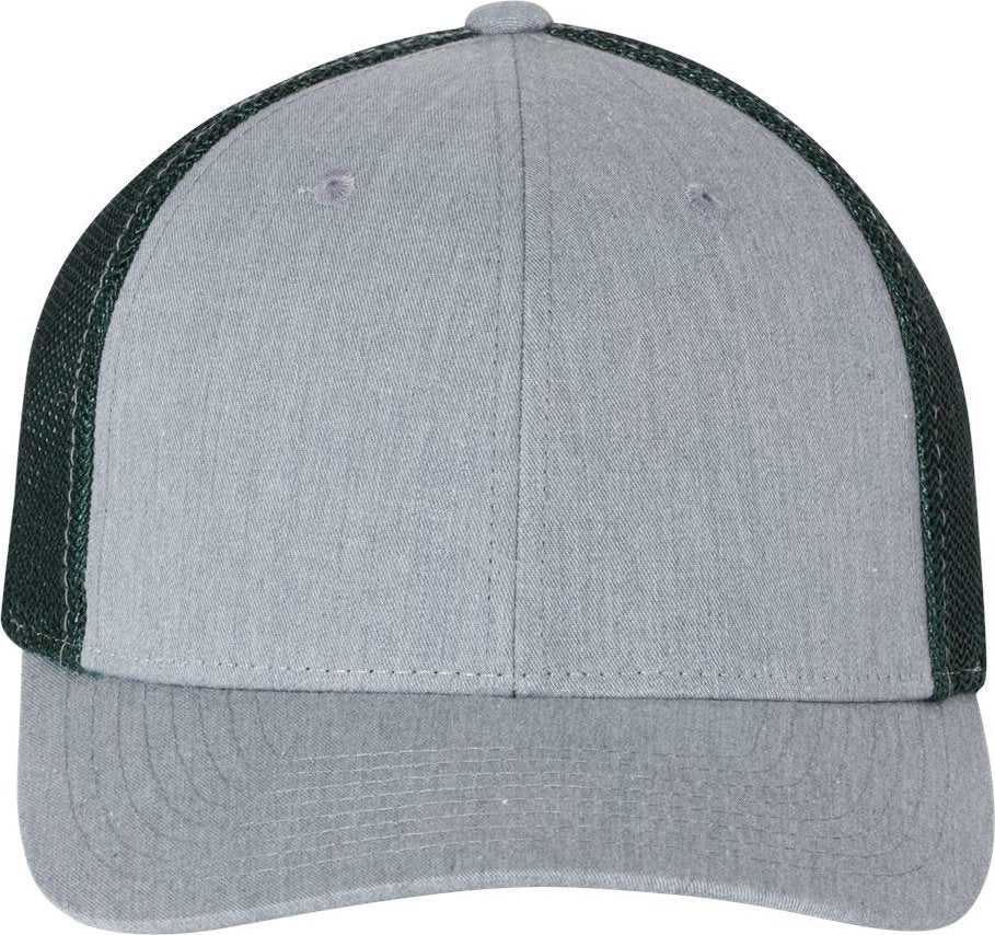 Richardson 110 Fitted Cap - Hea Gy Dk Gn - HIT a Double