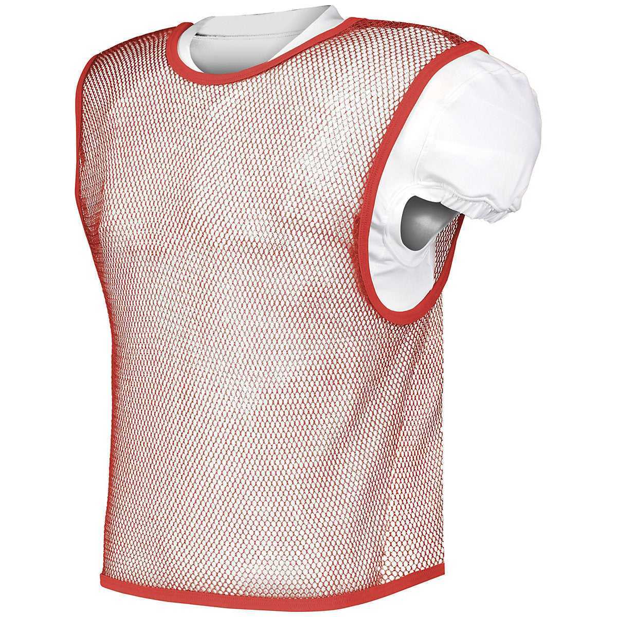 Russell 12756M Scrimmage Vest - True Red - HIT a Double