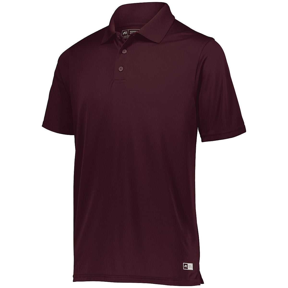 Russell 7EPTUM Essential Polo - Maroon - HIT a Double