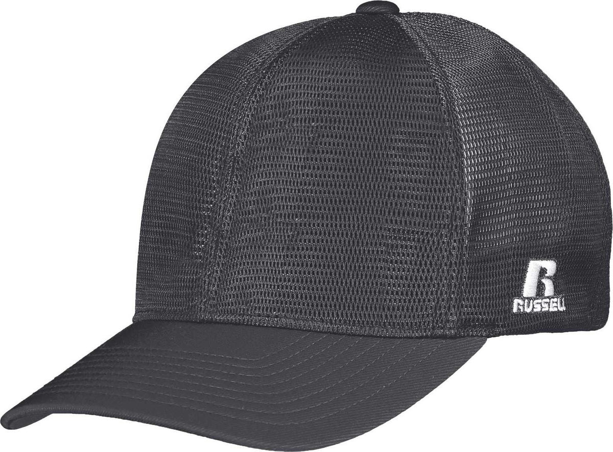 Russell R03MSB Youth Flexfit 360 Mesh Cap - Stealth - HIT a Double