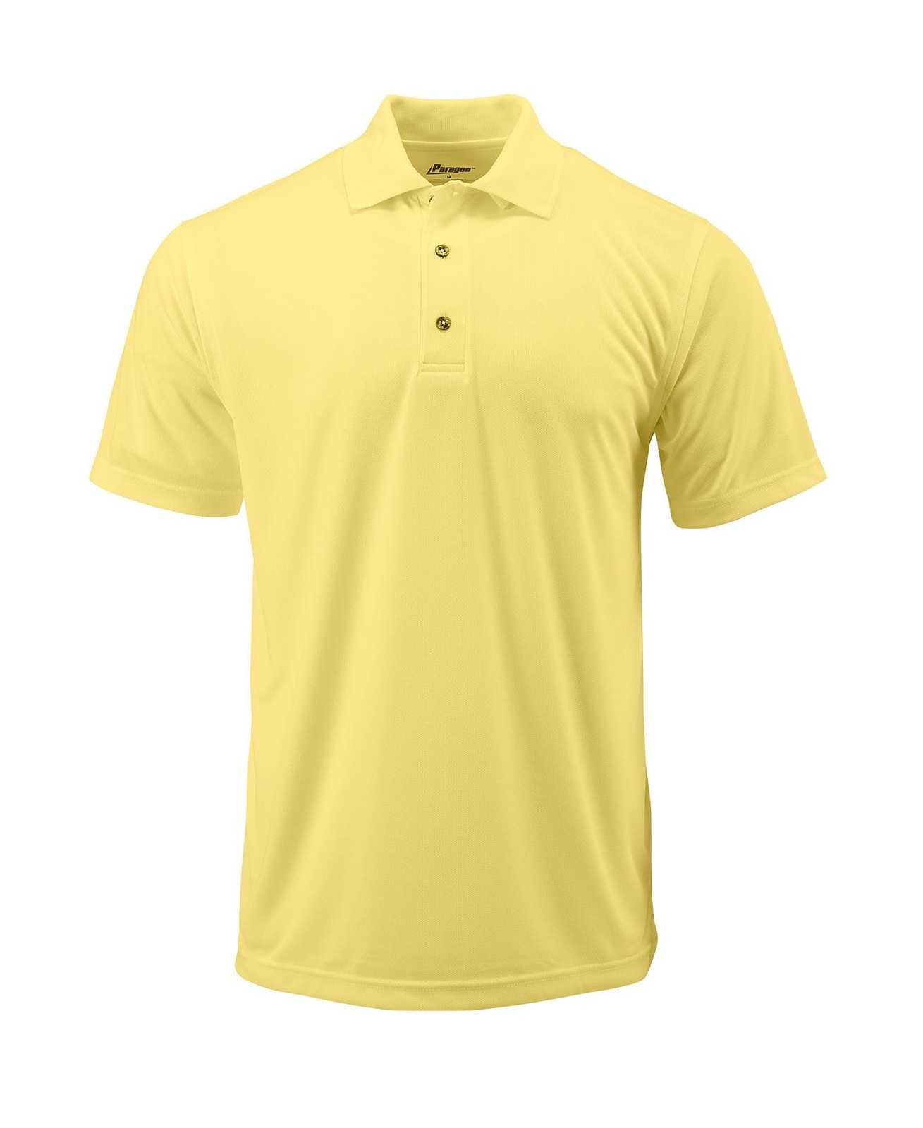 Paragon 100 Adult Solid Mesh Polo - Butter - HIT a Double