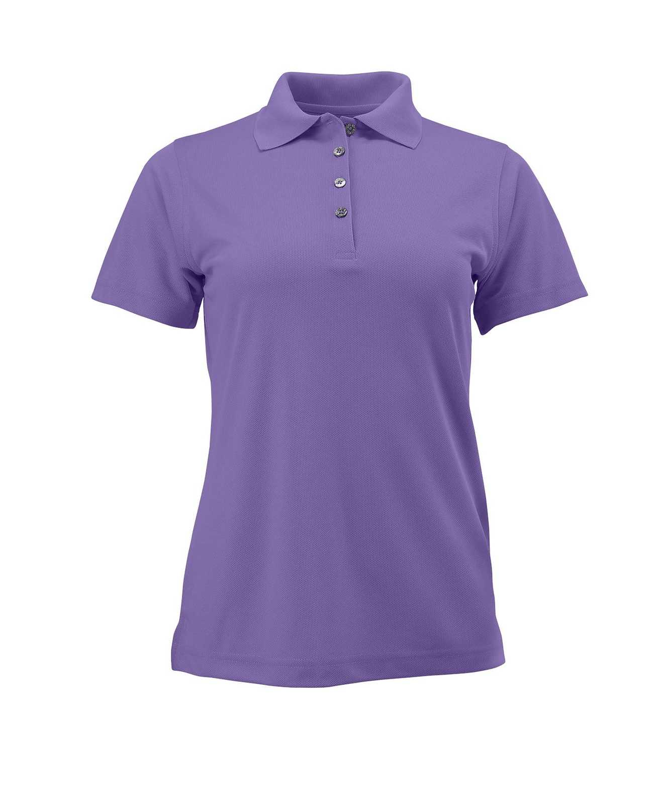 Paragon 104 Ladies Solid Mesh Polo - Grape - HIT a Double