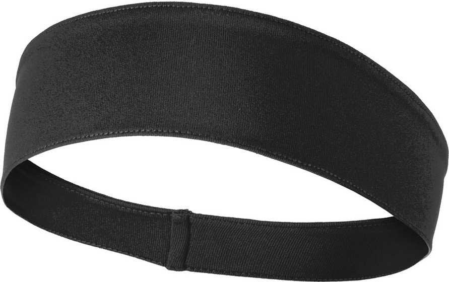 Sport-Tek STA35 PosiCharge Competitor Headband - Black - HIT a Double - 1