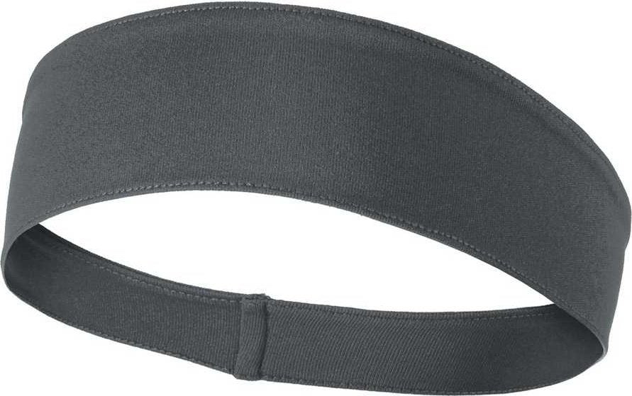 Sport-Tek STA35 PosiCharge Competitor Headband - Iron Gray - HIT a Double - 1