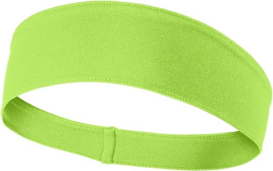 Sport-Tek STA35 PosiCharge Competitor Headband - Lime Shock - HIT a Double - 1