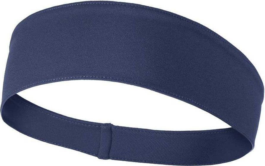 Sport-Tek STA35 PosiCharge Competitor Headband - True Navy - HIT a Double - 1