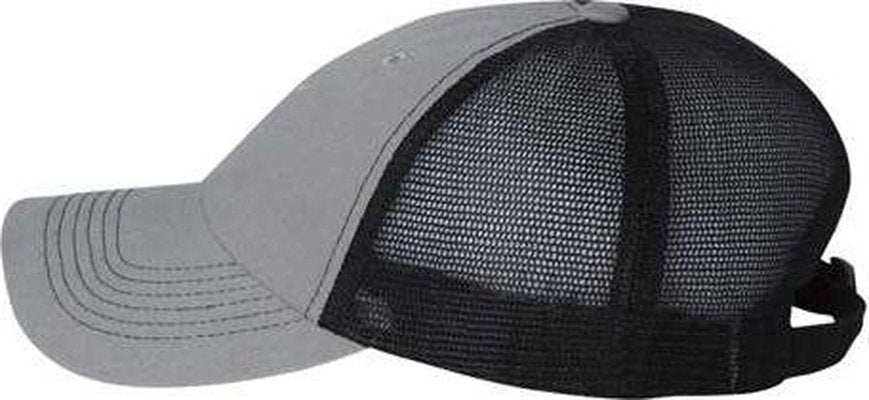 Sportsman 3100 Contrast-Stitch Mesh-Back Cap - Grey Black - HIT a Double