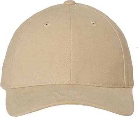 Sportsman 9910 Heavy Brushed Twill Structured Cap - Khaki - HIT a Double