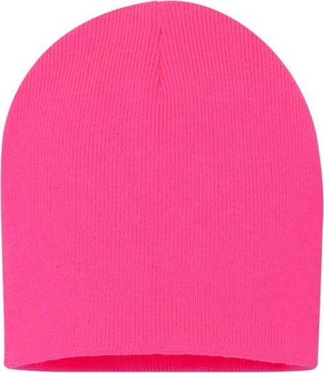 Sportsman SP08 8" Knit Beanie - Neon Pink - HIT a Double