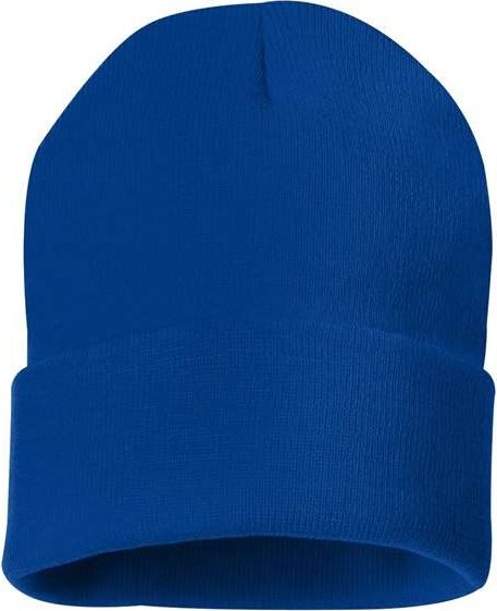 Sportsman SP12 Solid 12" Cuffed Beanie - Royal Blue - HIT a Double
