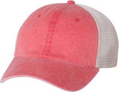 Sportsman SP510 Pigment-Dyed Trucker Cap - Red Stone - HIT a Double