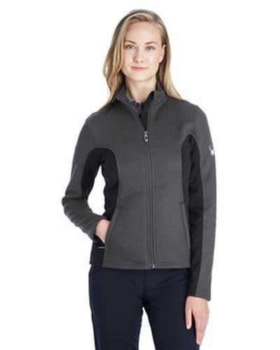 Spyder 187335 Ladies&#39; Constant Full-Zip Sweater Fleece Jacket - Polar Black White - HIT a Double
