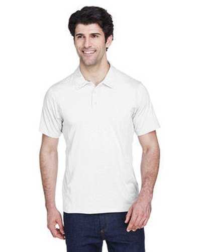 Team 365 TT20 Men&#39;s Charger Performance Polo - White - HIT a Double