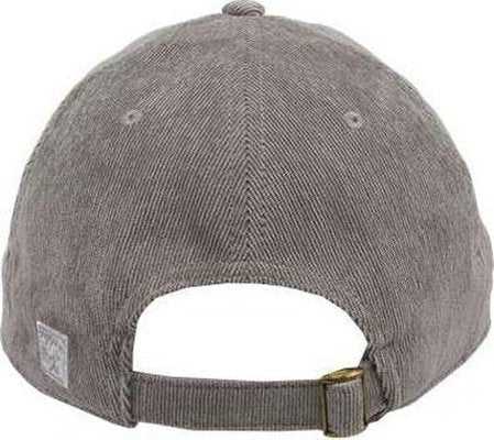 The Game GB568 Relaxed Corduroy Cap - Grey - HIT a Double - 1
