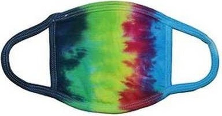 Tie-Dye 9122 Adult Face Mask - Rainbow - HIT a Double