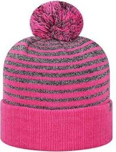J. America TW5001 Adult Ritz Knit Cap - Wildberry - HIT a Double