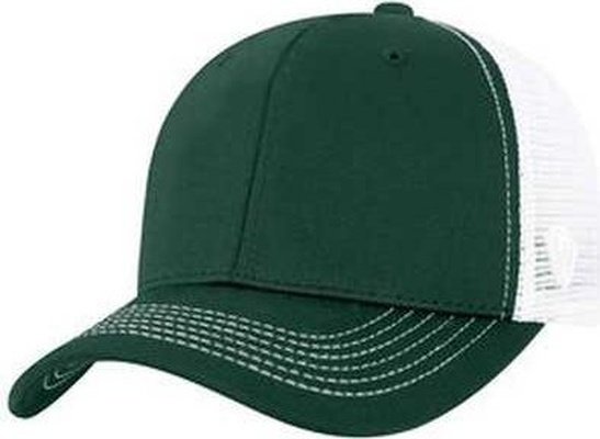 J. America TW5505 Adult Ranger Cap - Forest White - HIT a Double