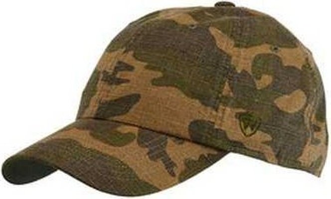 J. America TW5537 Ripper Washed Cotton Ripstop Cap - Camo - HIT a Double