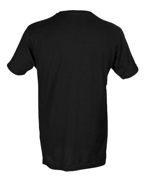 Tultex 202 Unisex Fine Jersey T-Shirt - Black - HIT a Double