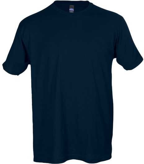 Tultex 202 Unisex Fine Jersey T Shirt Navy