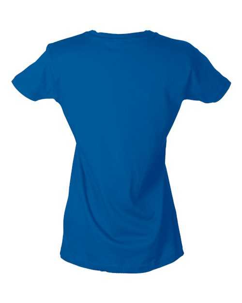 Tultex 213 Women's Slim Fit Fine Jersey T-Shirt - Turquoise - HIT a Double