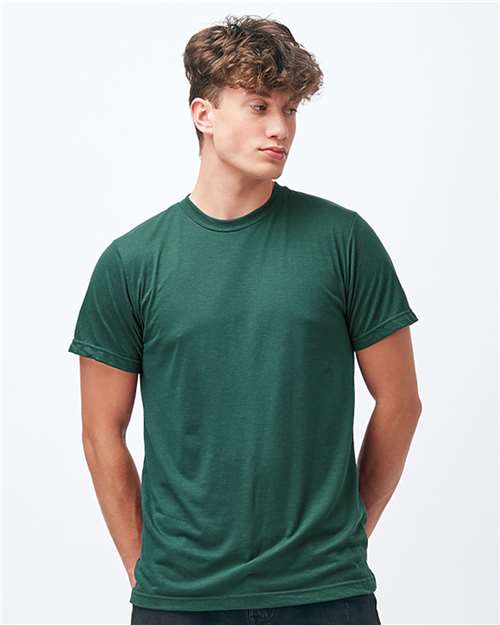 Tultex 254 Unisex Tri-Blend T-Shirt - Jade Tri Blend - HIT a Double
