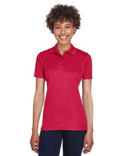 Ultraclub 8210L Ladies' Cool & Dry Mesh PiquPolo - Cardinal - HIT a Double