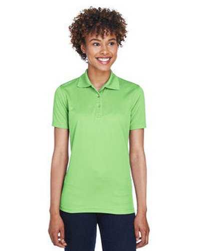 Ultraclub 8210L Ladies' Cool & Dry Mesh PiquPolo - Ligheather Grayreen - HIT a Double