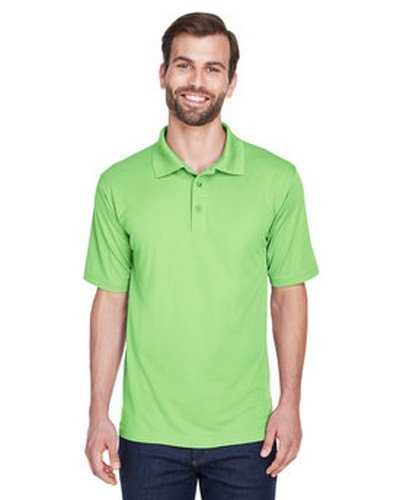 Ultraclub 8210 Men&#39;s Cool &amp; Dry MeshPique Polo - Ligheather Grayreen - HIT a Double