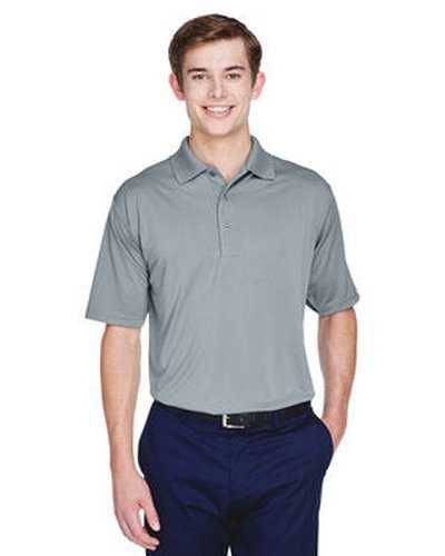 Ultraclub 8610 Men&#39;s Cool &amp; Dry 8-Star Elite Performance Interlock Polo - Silver - HIT a Double