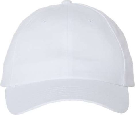 Valucap VC200 Brushed Twill Cap - White - HIT a Double