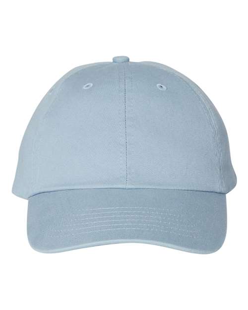 Valucap VC300A Adult Bio-Washed Classic Dads Cap - Baby Blue - HIT a Double
