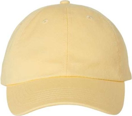 Valucap VC300A Adult Bio-Washed Classic Dads Cap - Butter - HIT a Double