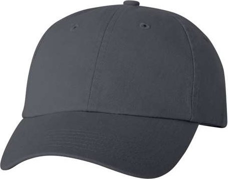 Valucap VC300A Adult Bio-Washed Classic Dads Cap - Charcoal - HIT a Double