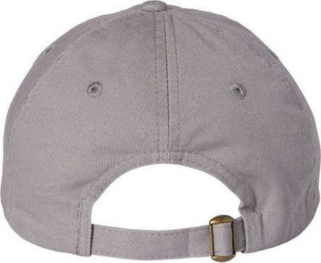 Valucap VC300A Adult Bio-Washed Classic Dads Cap - Grey - HIT a Double