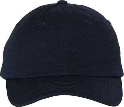 Valucap VC300Y Small Fit Bio-Washed Dad's Cap - Navy - HIT a Double