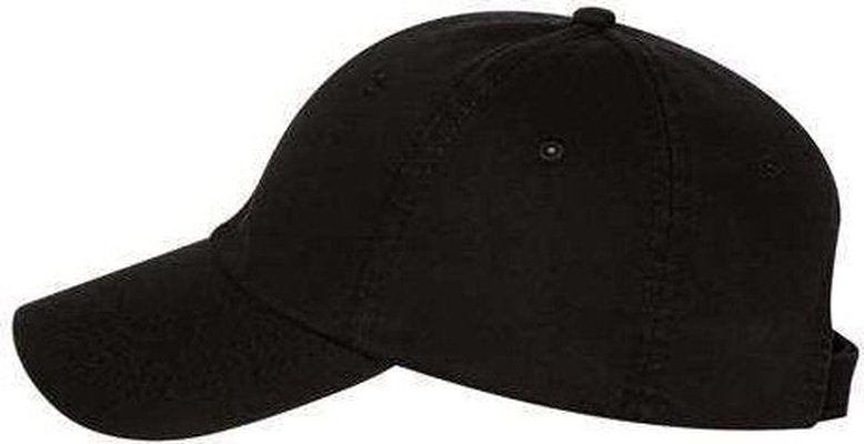 Valucap VC350 Bio-Washed Chino Twill Cap - Black - HIT a Double