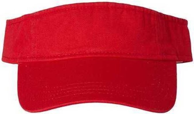 Valucap VC500 Bio-Washed Visor - Red - HIT a Double