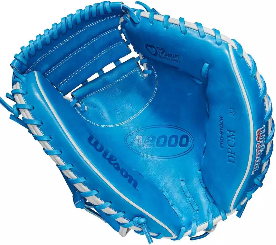 Wilson A2000 2023 Autism Speaks CM33 33.00" Catcher's Mitt Limited Edition - Blue - HIT A Double