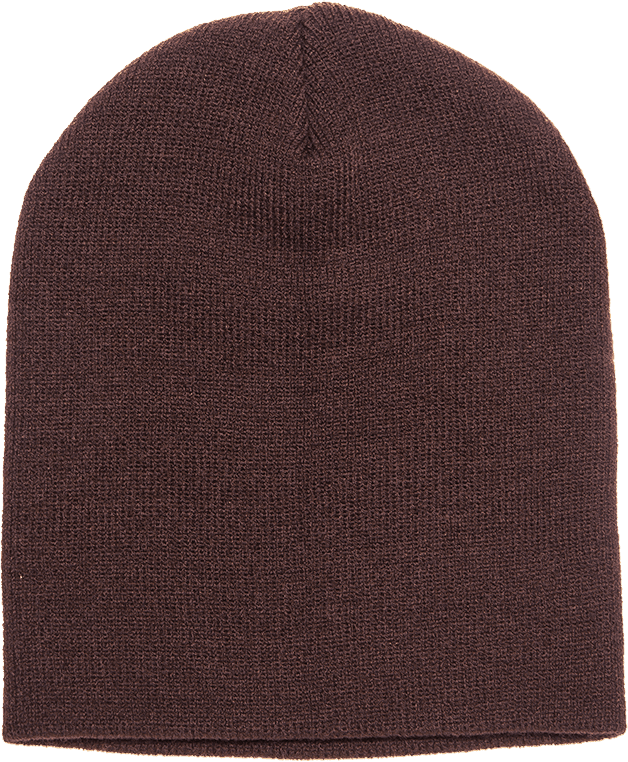 Yupoong 1500KC Classics Short Beanie - Brown - HIT a Double