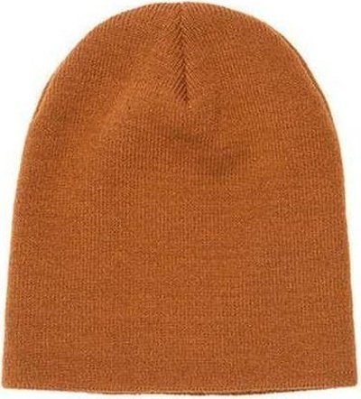 Yupoong 1500 Adult Knit Beanie - Caramel - HIT a Double